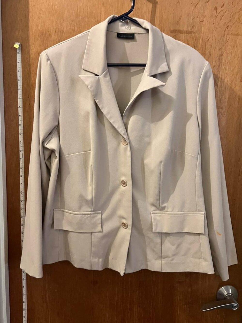 Size 16W - Courtenay - Light Beige Dress Jacket